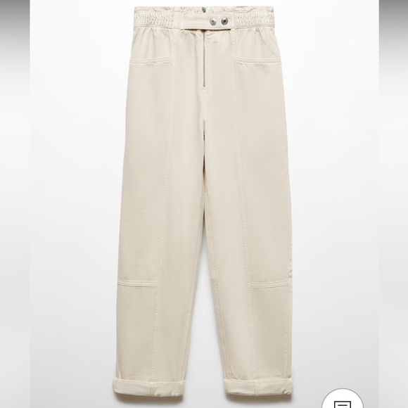 BNWT MANGO Highrise Tapered Jeans - Picture 9 of 9